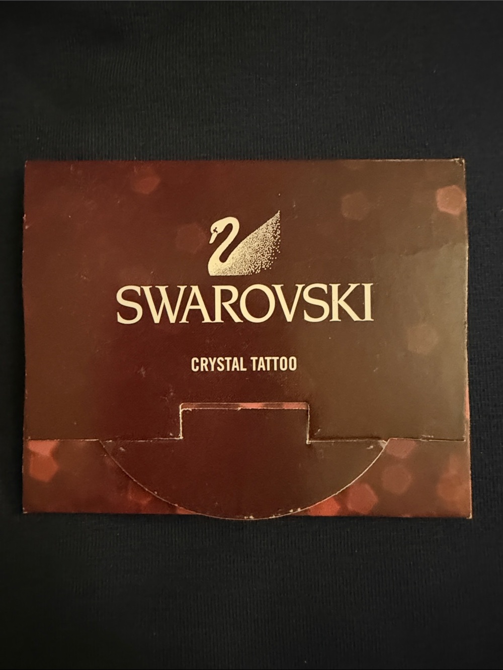 Swarovski Martini Crystal Tattoo - Deep Brown and Gold Packaging